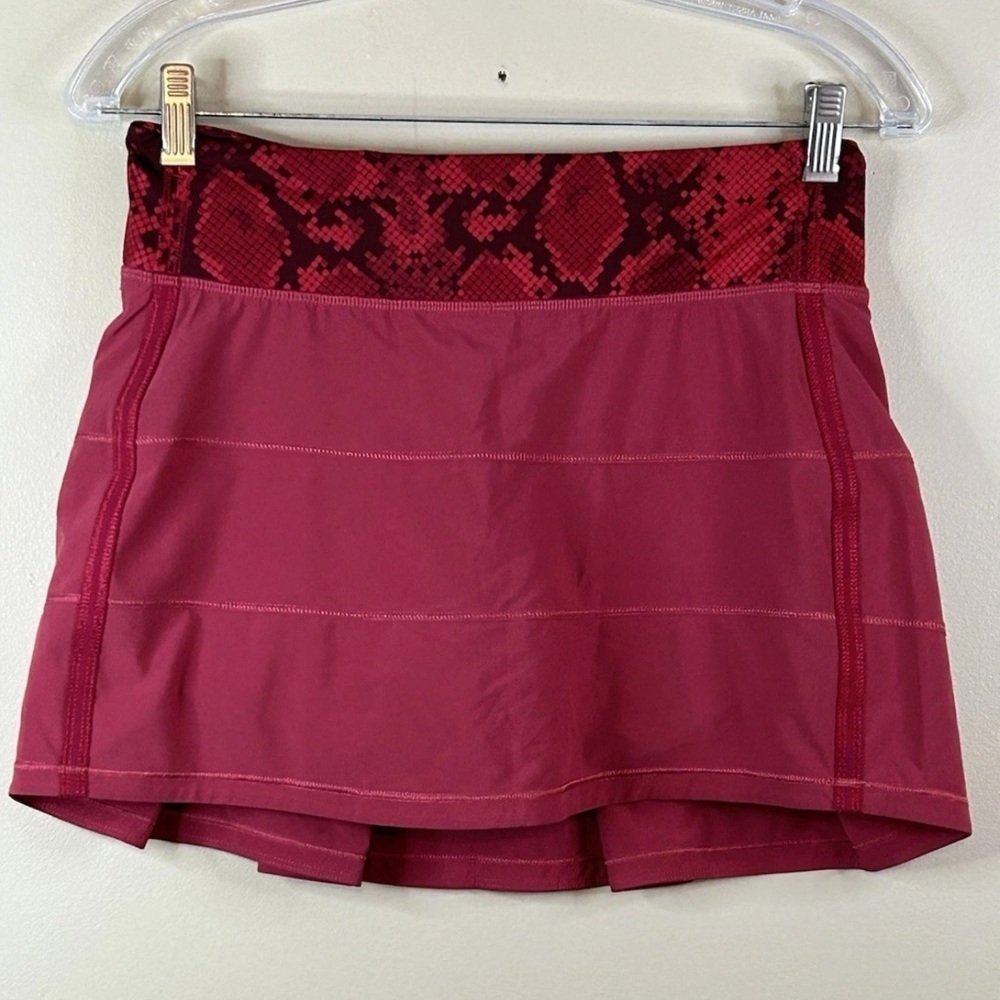 Lululemon Cranberry Pace Rival Skirt 4 Regular - Picture 9 of 10